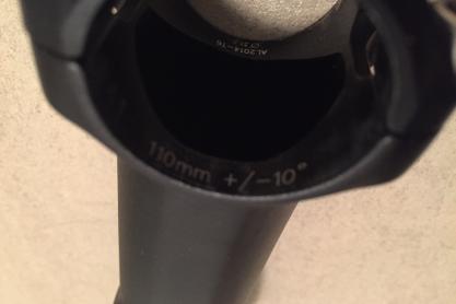 PRO Bike Gear Vorbau 110/10° zu verkaufen