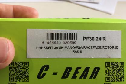 C-Bear PF-30 Ceramic Innenlager zu verkaufen