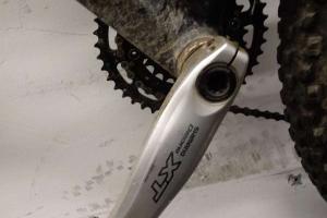 Orange Downhill bike zu verkaufen