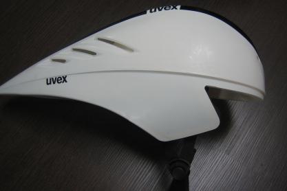 Uvex Aero Zeitfahrhelm Weis zu verkaufen