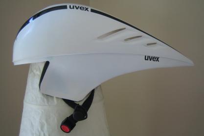 Uvex Aero Zeitfahrhelm Weis zu verkaufen