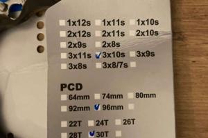 Shimano Kettenblatt XT 3x10 LK 64mm 22 zu verkaufen
