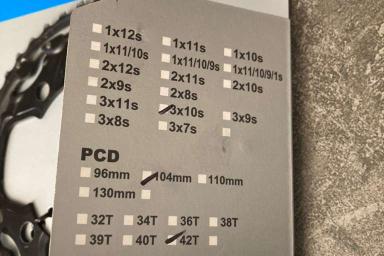 Shimano Kettenblatt 3x10 LK 104mm 42 zu verkaufen