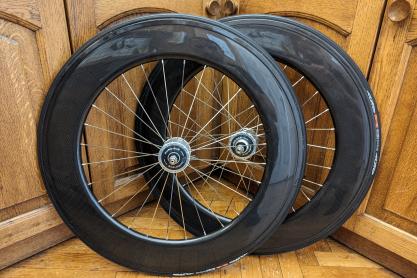 Shimano 88mm Carbon Bahn Laufradsatz zu verkaufen