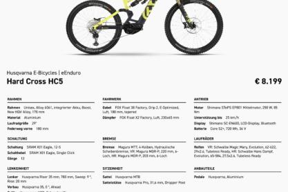 Husqvarna Hard Cross 5 zu verkaufen