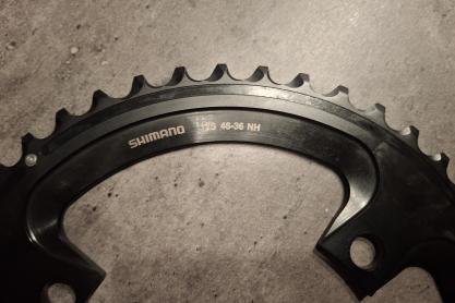 Shimano kettenblätter 46/36 zu verkaufen