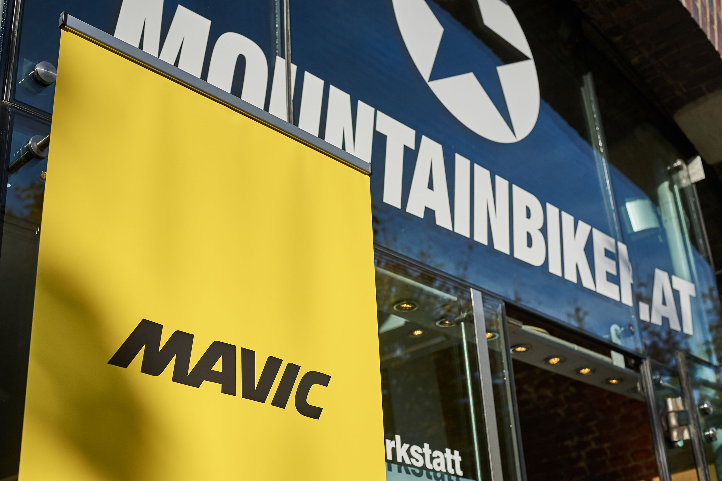 Mountainbiker-Flagshipstores in Wien - übrigens die einzige Comète-Verkaufsstelle in Österreich.