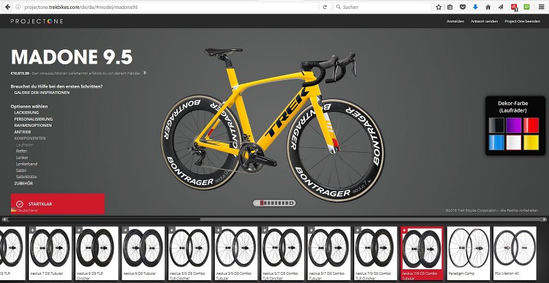 Trek Project One & Bontrager High Visibility