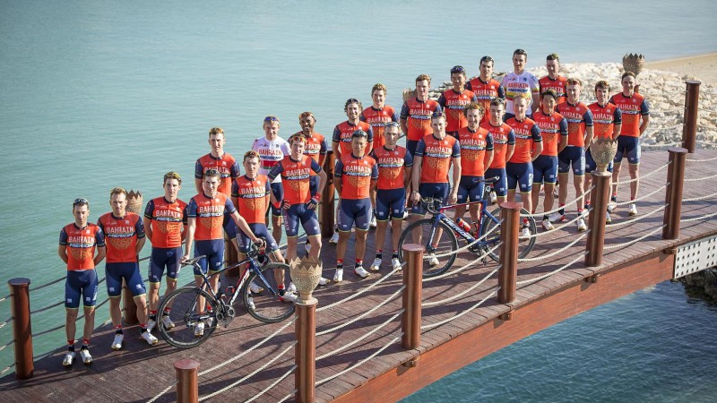 Das Team: Valerio Agnoli (Italien), Yukiya Arashiro (Japan), Manuele Boaro (Italien), Grega Bole (Slowenien), Nicolò Bonifazio (Italien), Borut Bozic (Slowenien), Janez Brajkovic (Slowenien), Ondrej Cink (Tschechien), Sonny Colbrelli (Italien), Feng Chun Kai (Taiwan), Ivan Garcia Cortina (Spanien), Enrico Gasparotto (Italien), Tsgabu Grmay (Ethiopien), Heinrich Haussler (Australien), Jon Ander Insausti (Spanien), Ion Izaguirre (Spapnien), Javier Moreno (Spanien), Ramunas Navardauskas (Litauen), Antonio Nibali (Italy), Vincenzo Nibali (Italy), Domen Novak (Slovenia), Franco Pellizotti (Italien), David Per (Slowenien), Luka Pibernik (Slowenien), Kanstantsin Siutsou (Weißrussland), Giovanni Visconti (Italien) und Meiyin Wang (China).