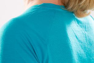 Merino Mesh am Rücken sorgt für bessere Belüftung.