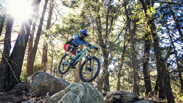 Rachel Atherton am neuen Session 27,5