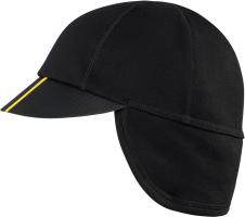 Ksyrium Merino Beanie Black: Mütze mit besonders hoher Schutzwirkung für Kopf und Ohren an kalten Tagen mit aufgerauter Innenseite für ein weiches Tragegefühl. Mit Sonnenschirm für schöne Wintertage. UVP € 40,-