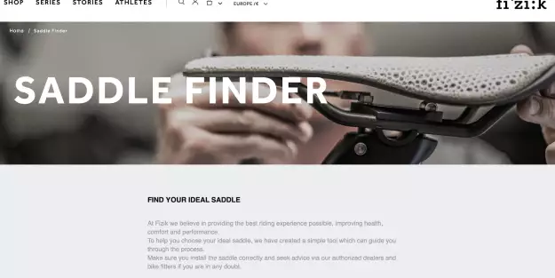 Fizik Saddle Finder