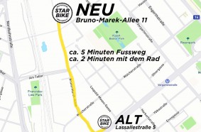 NEUE ADRESSE: Starbike
Bruno-Marek-Allee 11, 1020 Wien