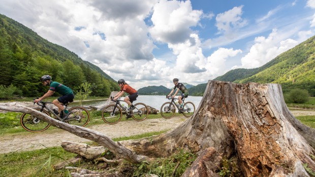 Gravelbiken am Fuschlsee