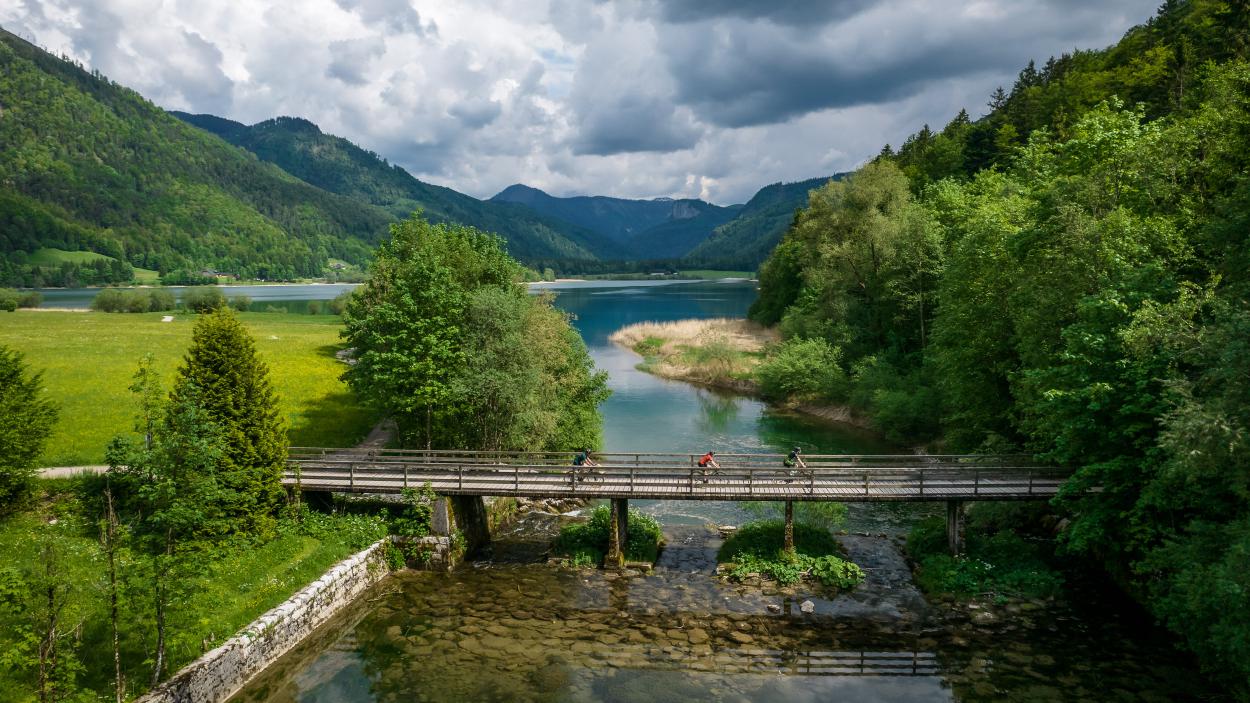 Gravelbiken am Fuschlsee