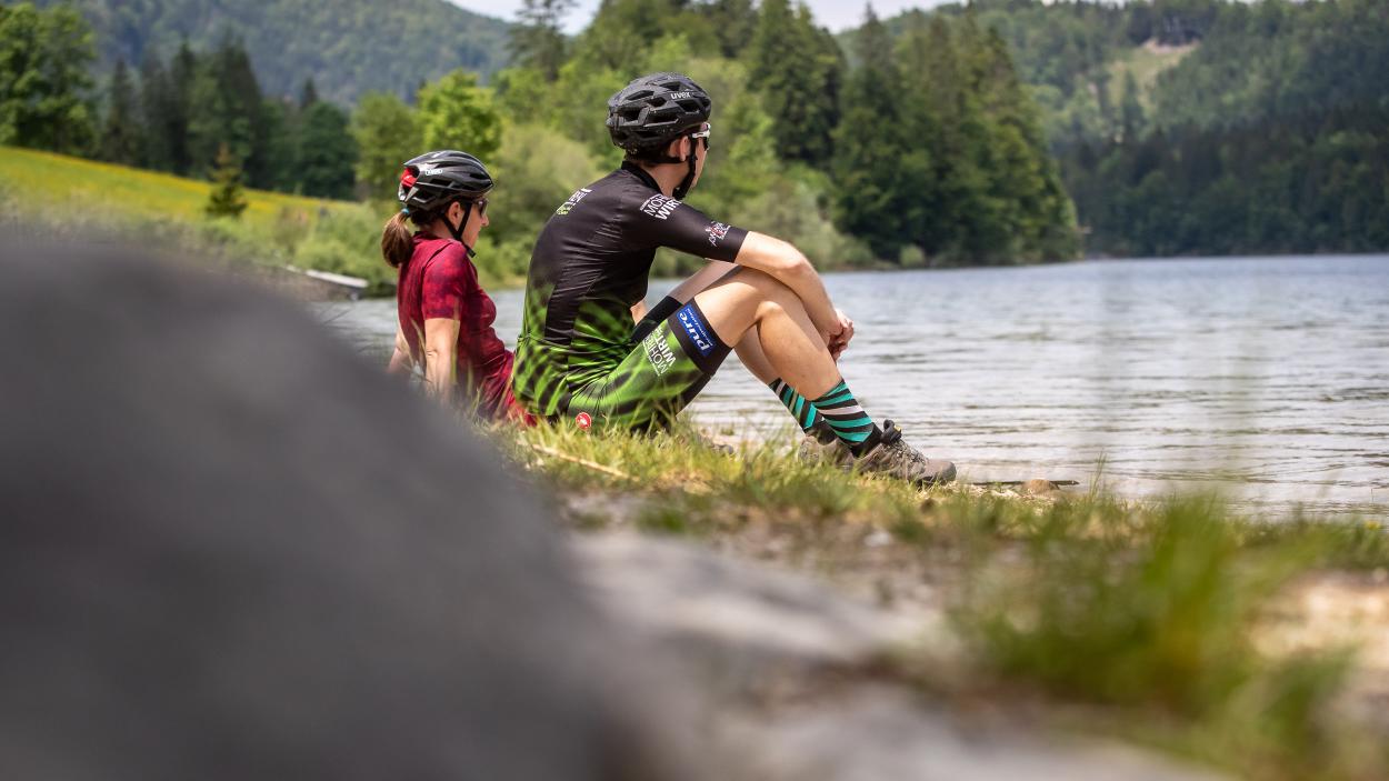 Gravelbiken am Fuschlsee