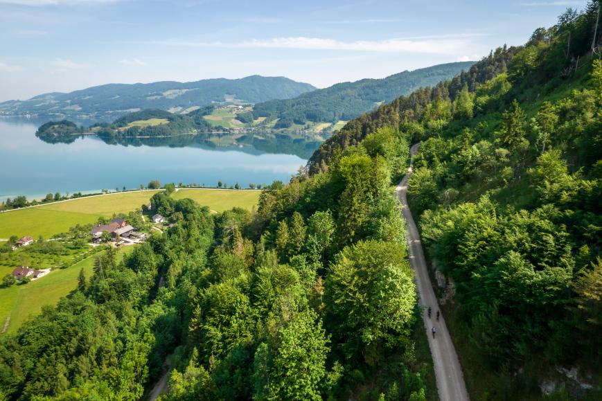 Gravelbiken am Fuschlsee