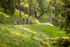 Nockbiken vom Berg zum See