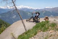Nockbiken vom Berg zum See