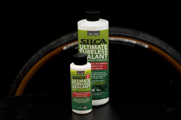 Silca Ultimate Tubeless Sealant Reifendichtmittel für besonders große Einstiche + Ultimate Tubeless Sealant Replenisher