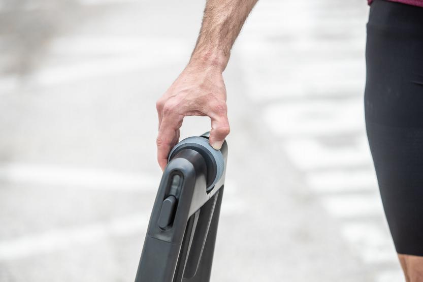 Das große Handrad ist leicht zu bedienen.