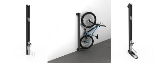 Den Bikelift gibt's ohne oder mit Schwenkvorrichtung.