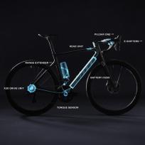 Seine 23 Nm entsprechen laut Mahle ca. jener Leistung, die ein 55 Nm-Mittelmotor - Stichwort Wirkungsgrad - ans Hinterrad bringt.