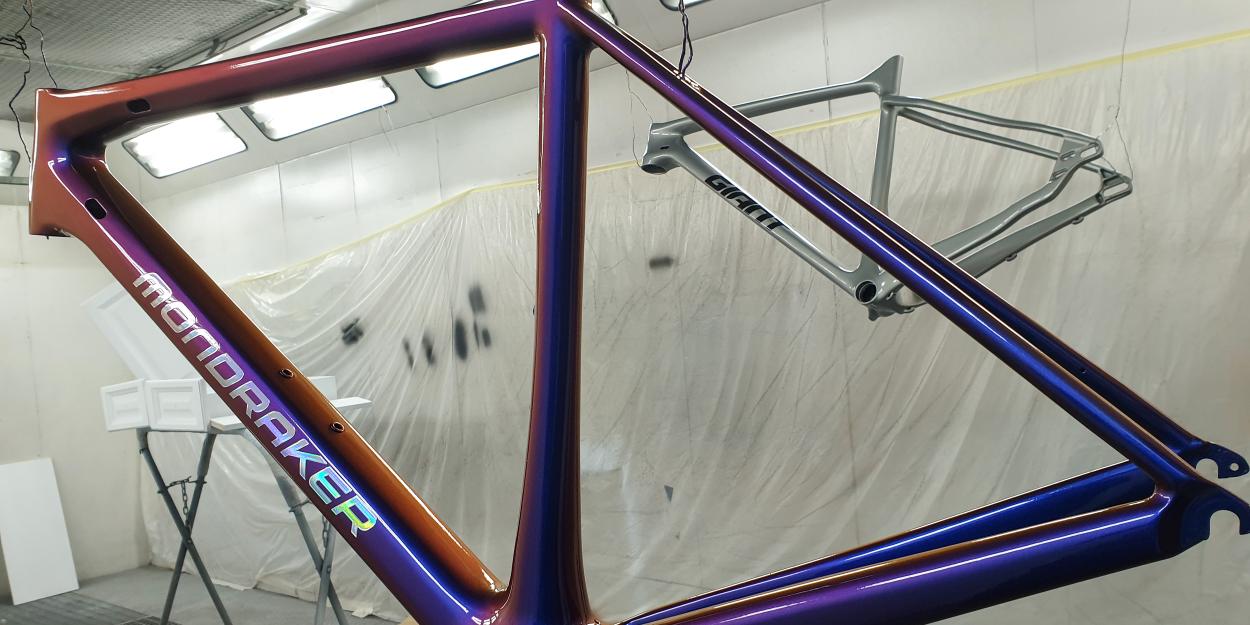 Wie wird ein Fahrradlack aufgetragen - vom Material bis zum Lack?