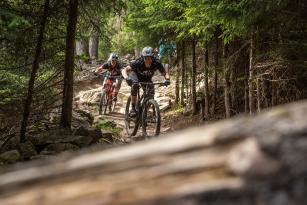 (teilweise) die 3 Länder Enduro Trails Reschenpass.