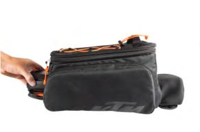 Sport Trunk Bag Plus E-Bike 32L Snap-it 2.0 mit ausziehbarem Neopren-Fach für Zweit-Akku