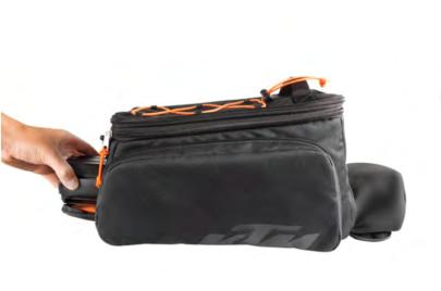 Sport Trunk Bag Plus E-Bike 32L Snap-it 2.0 mit ausziehbarem Neopren-Fach für Zweit-Akku