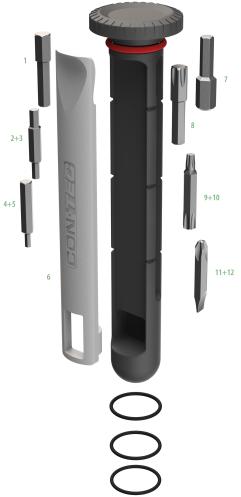 Contec Treasure Bar DLX
EVP 45,95 €
Integr. Multifunktionswerkzeug mit 12 Funktionen
128 mm lang
passend für alle Lenkerinnendurchmesser, individuell anpassbar durch verschiedene O- Ringe
