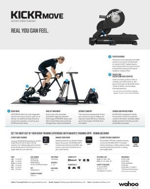 KICKR MOVE Sellsheet