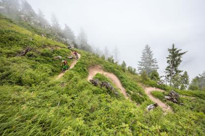 Trail-Biken im Vinschgau