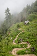 Trail-Biken im Vinschgau