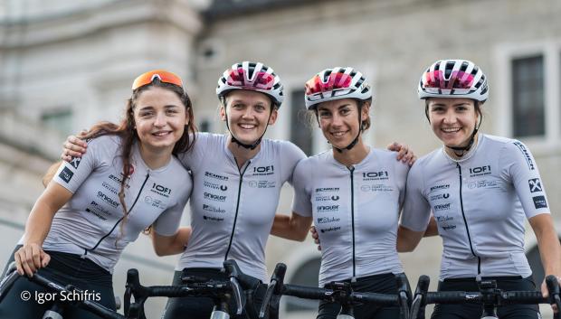Neue Gesichter am City Hill Climb-Podest