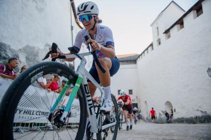 Neue Gesichter am City Hill Climb-Podest