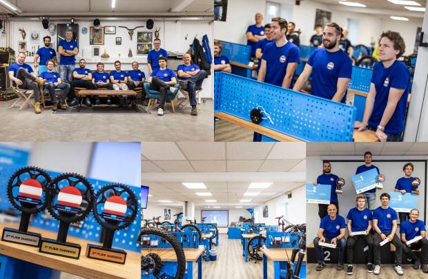 Österreichs SSC-Mechaniker-Vertreter Matthias Tiefengrabner, Hamza Begović und Manuel Fink wurden bei der Qualifikationsveranstaltung im November 2023 ermittelt.