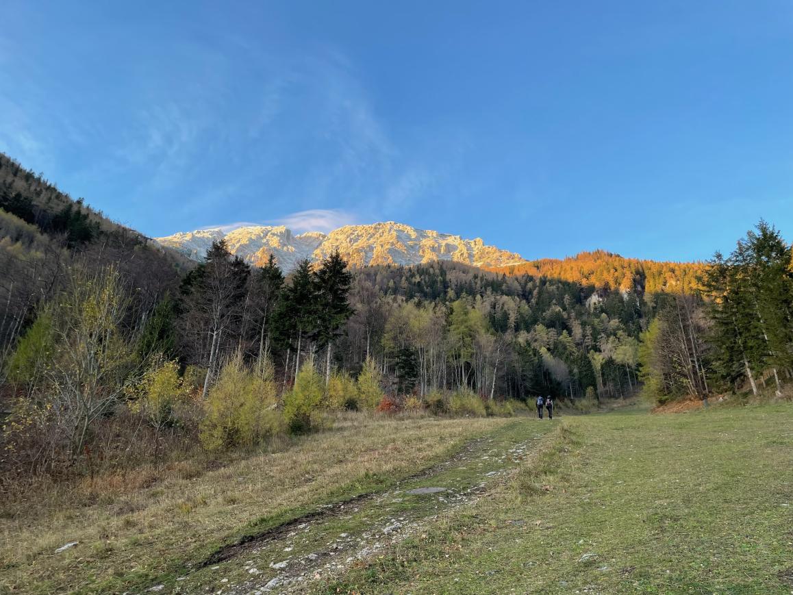 Schipiste Losenheim mit Schneenberg-Blick