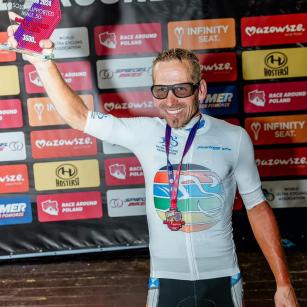 2025 über die neuen 500 km zum Mittelpunkt Österreichs dabei: Weltmeister Rainer Steinberger