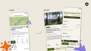 Komoot: neues Design