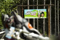 Zum Auftakt wurde die Servus-Line eröffnet - Trailspaß für alle!