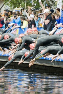 Schwimmstart der Herren