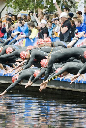 Schwimmstart der Herren