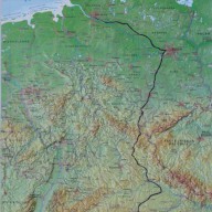die geplante Strecke.
