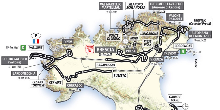 96º Giro d'Italia 2013
