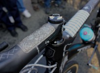 Cancellaras Bike - mit Spartacus-Emblem