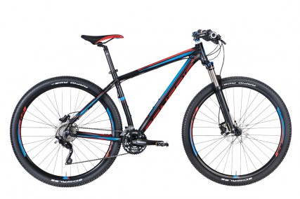 Der große Bruder hört auf den Namen Impact 6.0 und kostet mit gewichtsoptimierten Rohrsätzen, Rock Shox XC-32 Solo Air und 30-Gang Shimano-Antrieb ebenfalls 799 Euro.
