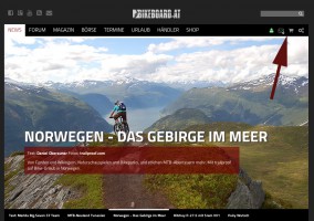 Direktzugriff auf Login (grün = angemeldet), PMs, Börse und Kontrollzentrum: der Forum-Navigator.